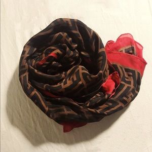 Fendi silk scarf
